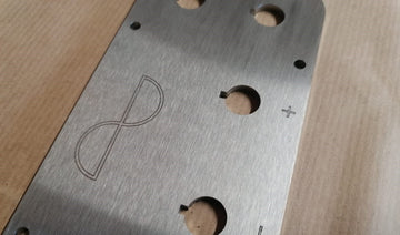 Arke Audio branded terminal plates